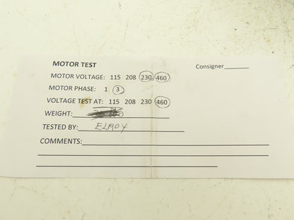 Leeson C4T17FC10B AC Motor 1/3Hp 1725 RPM 230/460V 3PH 56C 101769.00