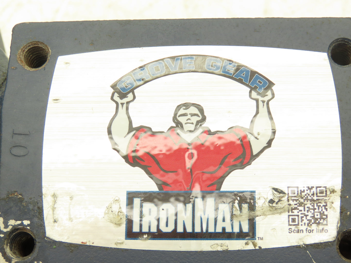 Ironman GR-HMQ-813-10-H1-56-10 Worm Gearbox 10:1 - 175rpm 56C 5/8"Hollow Shaft