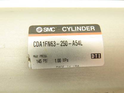 SMC CDA1FN63-250-A54L Pneumatic Air Cylinder 63mm Bore 250mm Stroke