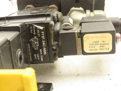 Versa CSG-4232-043-P-A120 Pneumatic Solenoid Valve Manifold Assy C5M-4302-5-PL-X