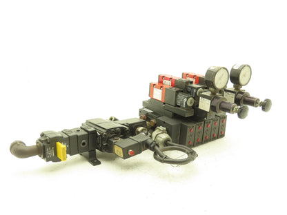 Versa CSG-4232-043-P-A120 Pneumatic Solenoid Valve Manifold Assy C5M-4302-5-PL-X