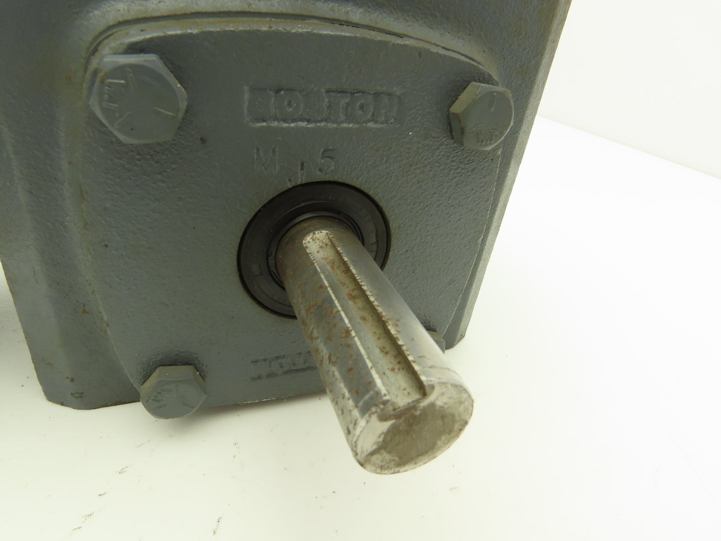 Boston Gear F71510B5J Worm Gearbox 10:1 Reducer 1Hp 175rpm 56C RH Output