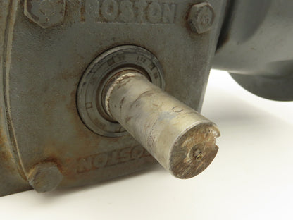 Boston Gear RF718-15 B5 G Worm Gearbox 15:1 Reducer 0.91Hp 117rpm 56C LH Output