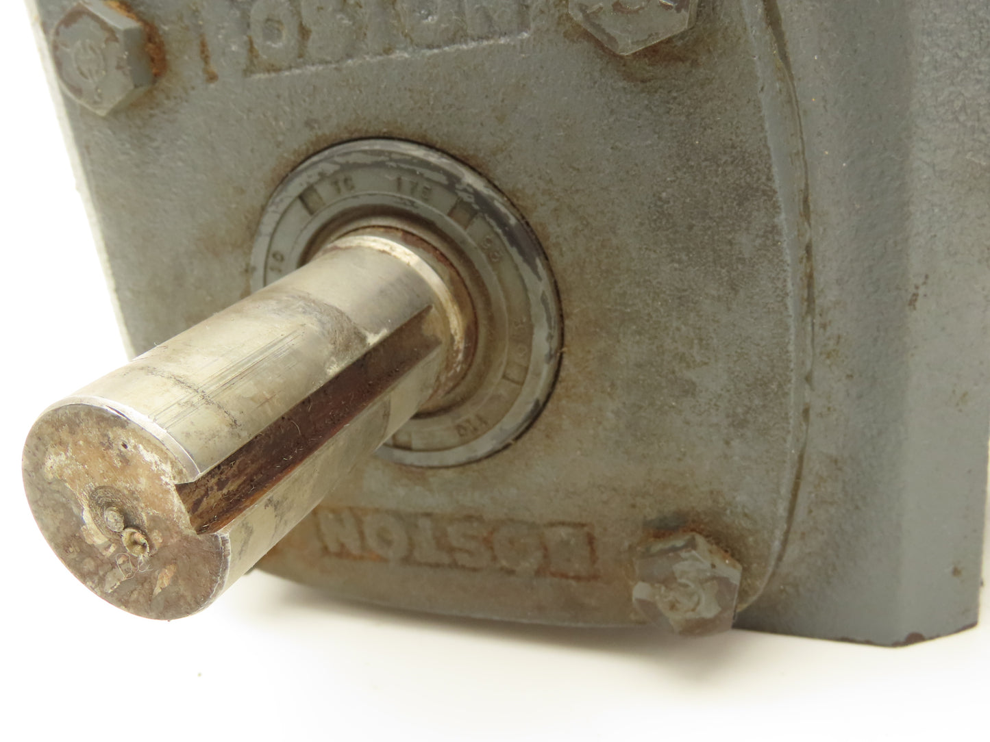 Boston Gear RF718-15 B5 G Worm Gearbox 15:1 Reducer 0.91Hp 117rpm 56C LH Output