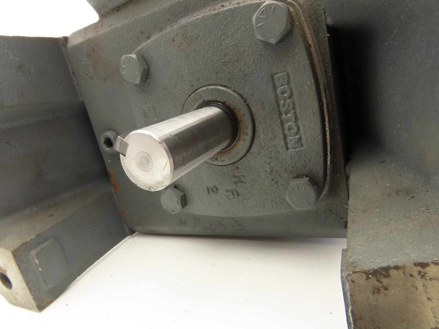 Boston Gear F715E-10X-B5-G1 Worm Gearbox 10:1 Reducer 1Hp 175rpm 56C LH Output