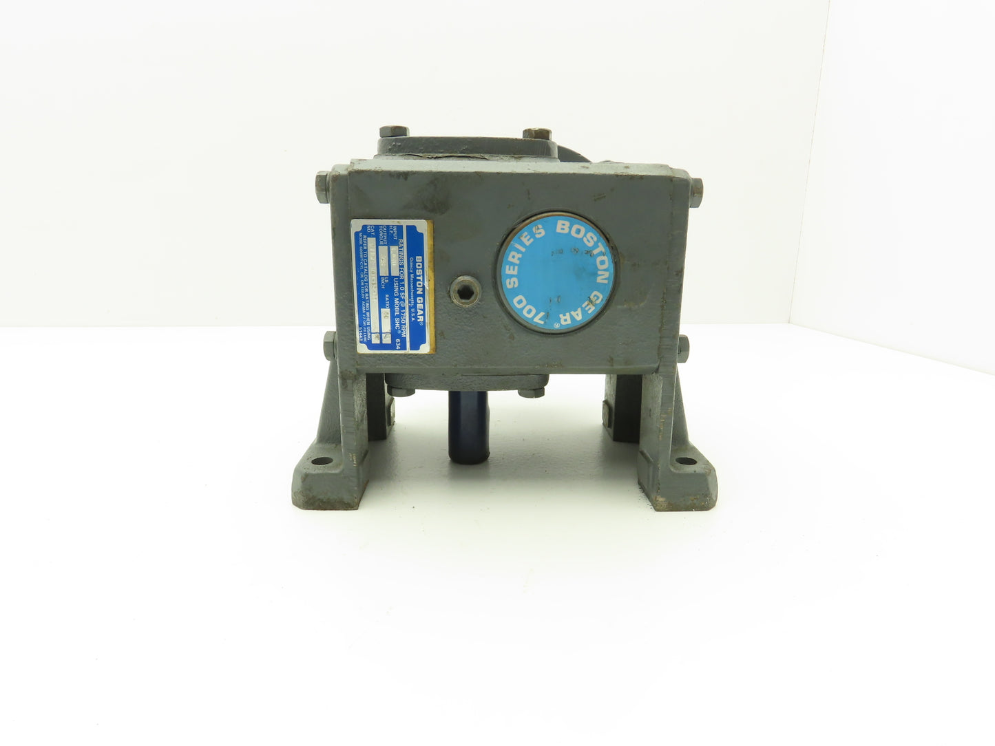 Boston Gear F715E-10X-B5-G1 Worm Gearbox 10:1 Reducer 1Hp 175rpm 56C LH Output