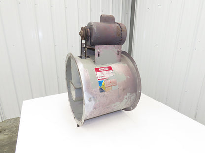 Dayton 4C661 Tubeaxial Fan 18" Belt Drive 1719 CFM 1Ph 3/4 Hp Motor 115/230V