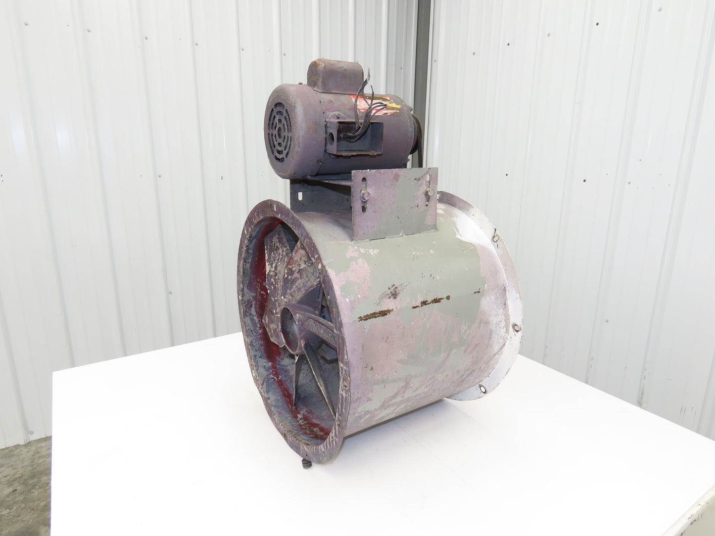Dayton 4C661 Tubeaxial Fan 18" Belt Drive 1719 CFM 1Ph 3/4 Hp Motor 115/230V