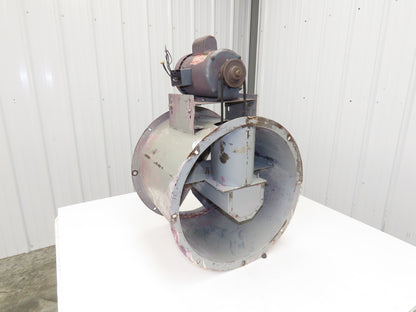 Dayton 4C661 Tubeaxial Fan 18" Belt Drive 1719 CFM 1Ph 3/4 Hp Motor 115/230V