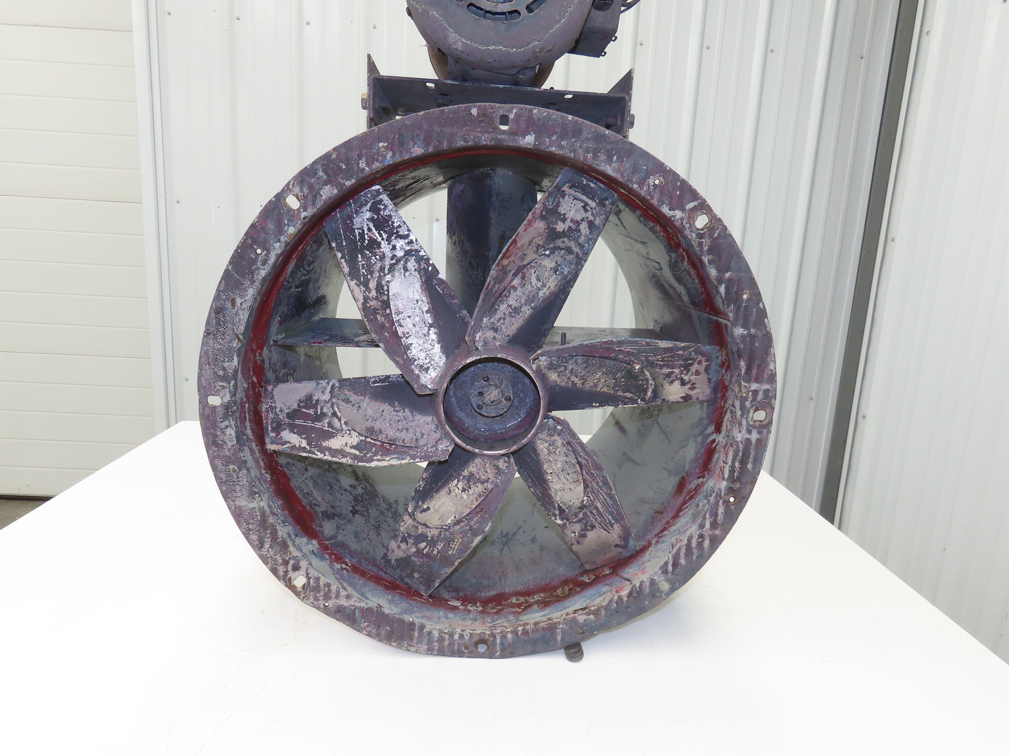 Dayton 4C661 Tubeaxial Fan 18" Belt Drive 1719 CFM 1Ph 3/4 Hp Motor 115/230V