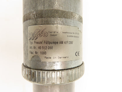 Flaco AM 4/F/200 Pneumatically Operated Medium-Pressure Lubricant Pump 80 Bar