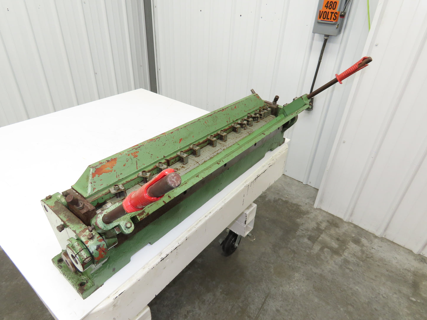 Sheet Metal Brake Finger Press Box and Pan 36" Bend 135° Bender Manual Apron