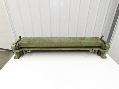 Sheet Metal Brake Finger Press Box and Pan 36" Bend 135° Bender Manual Apron