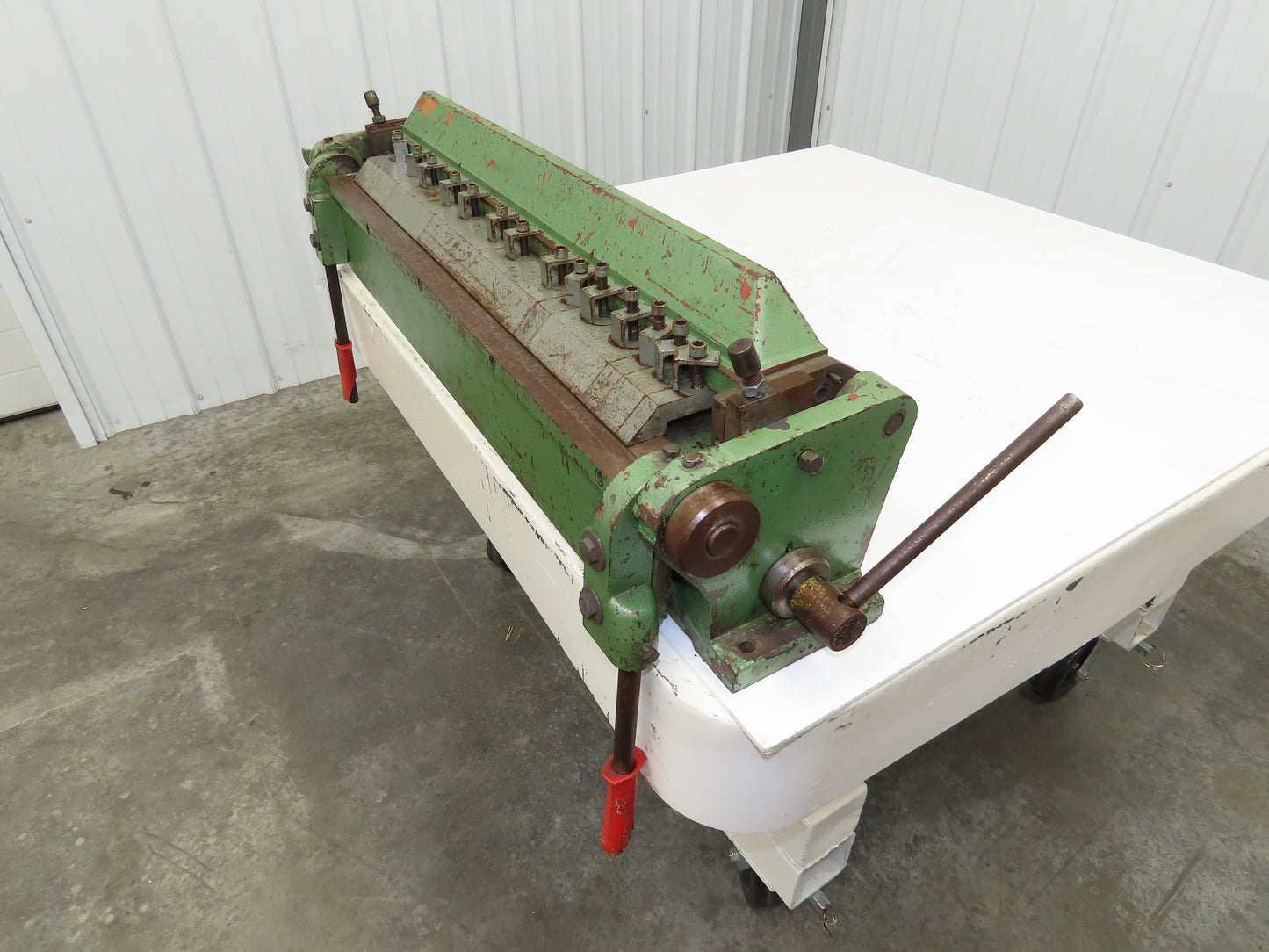 Sheet Metal Brake Finger Press Box and Pan 36" Bend 135° Bender Manual Apron