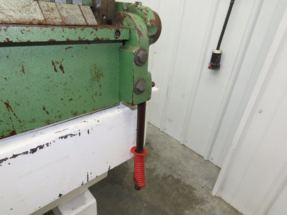 Sheet Metal Brake Finger Press Box and Pan 36" Bend 135° Bender Manual Apron