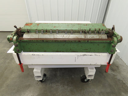 Sheet Metal Brake Finger Press Box and Pan 36" Bend 135° Bender Manual Apron
