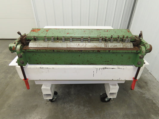 Sheet Metal Brake Finger Press Box and Pan 36" Bend 135° Bender Manual Apron