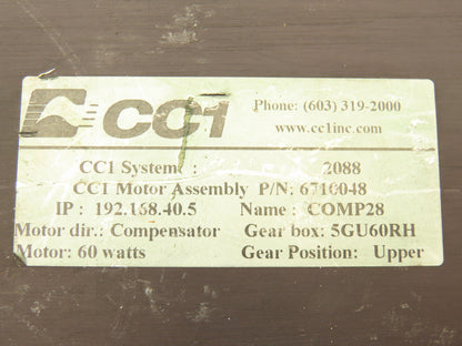 Oriental Motor 5GU60RH Gearbox Head 60:1 RH Output NetBurner Interface MOD5282