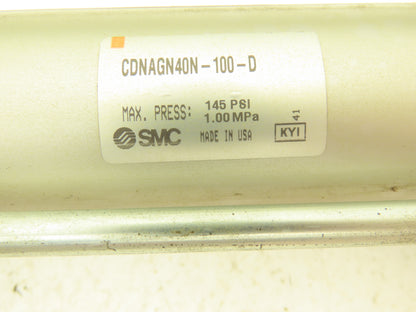 SMC CDNAGN40N-100-D Pneumatic Air Locking Rod Cylinder 40mm Bore 100mm Stroke