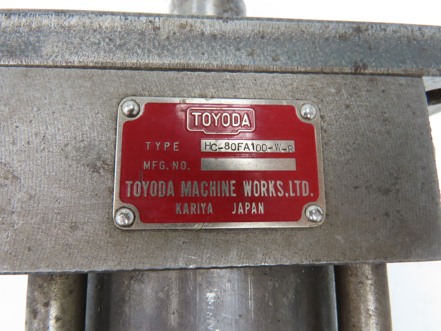 Toyoda HC-80FA100-W-R Hydraulic Cylinder 80mm Bore 100mm Stroke
