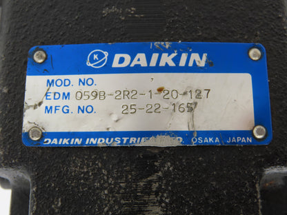 Daikin 059B-2R2-1-20-127 Hydraulic Rotor Pump 20mm Shaft 3/8" NPT