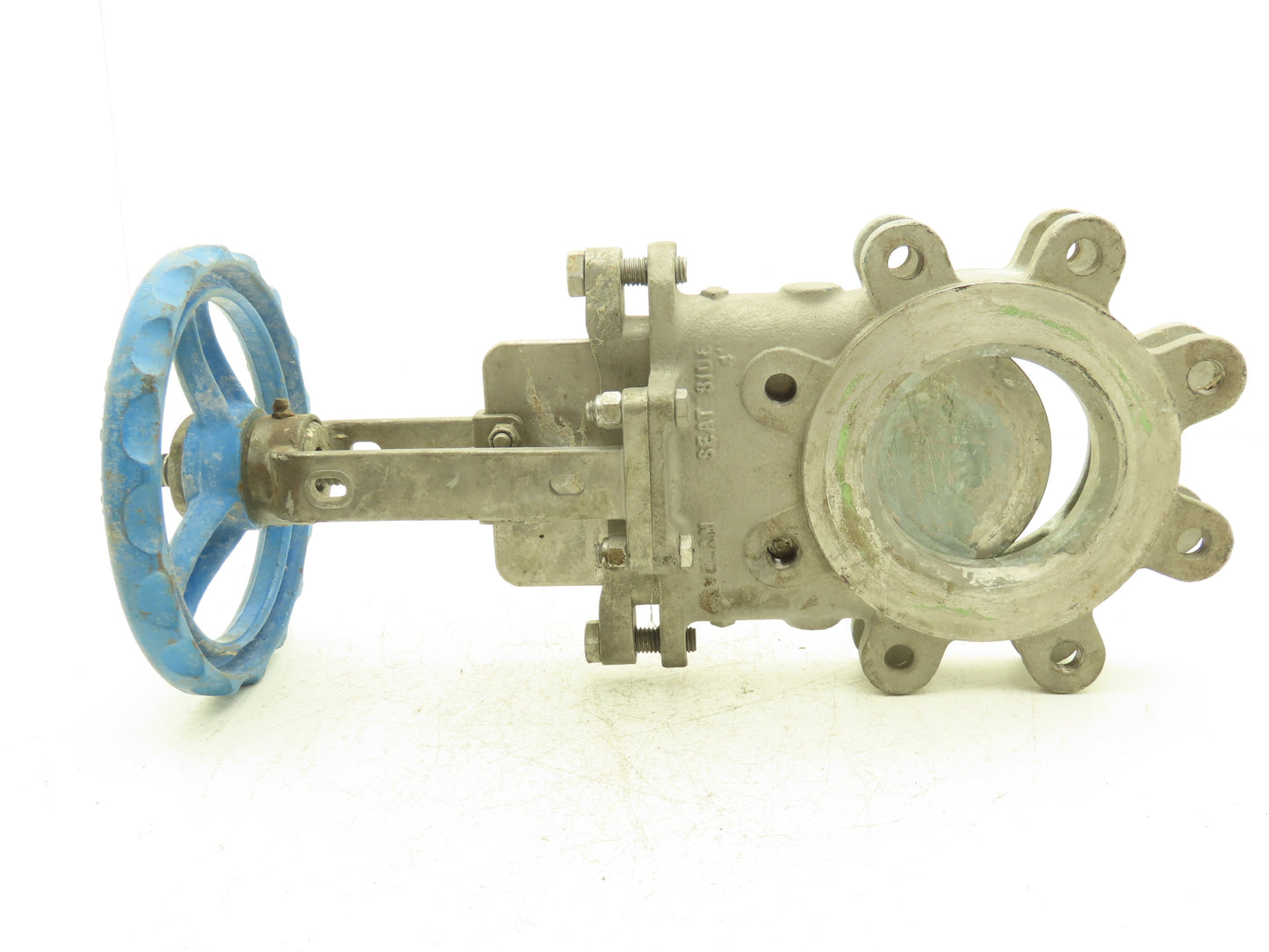 Velan L12-0310C-13SL 4" 316 Stainless Knife Gate Valve Rising Stem Metal Seat