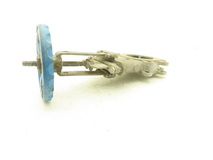 Velan L12-0310C-13SL 4" 316 Stainless Knife Gate Valve Rising Stem Metal Seat