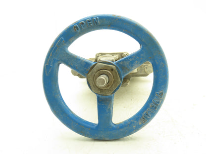 Velan L12-0310C-13SL 4" 316 Stainless Knife Gate Valve Rising Stem Metal Seat