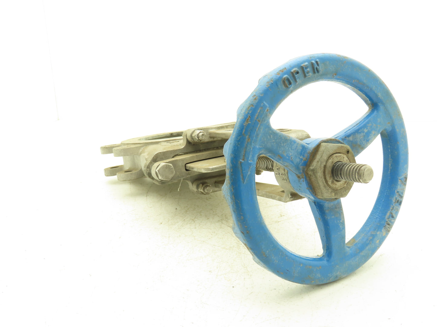 Velan L12-0310C-13SL 4" 316 Stainless Knife Gate Valve Rising Stem Metal Seat