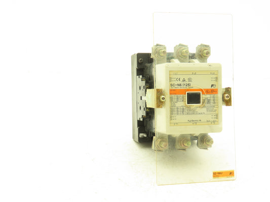 Fuji SC-N6 Magnetic Motor Starter Contactor 125A 600V 3 Pole Coil 120V
