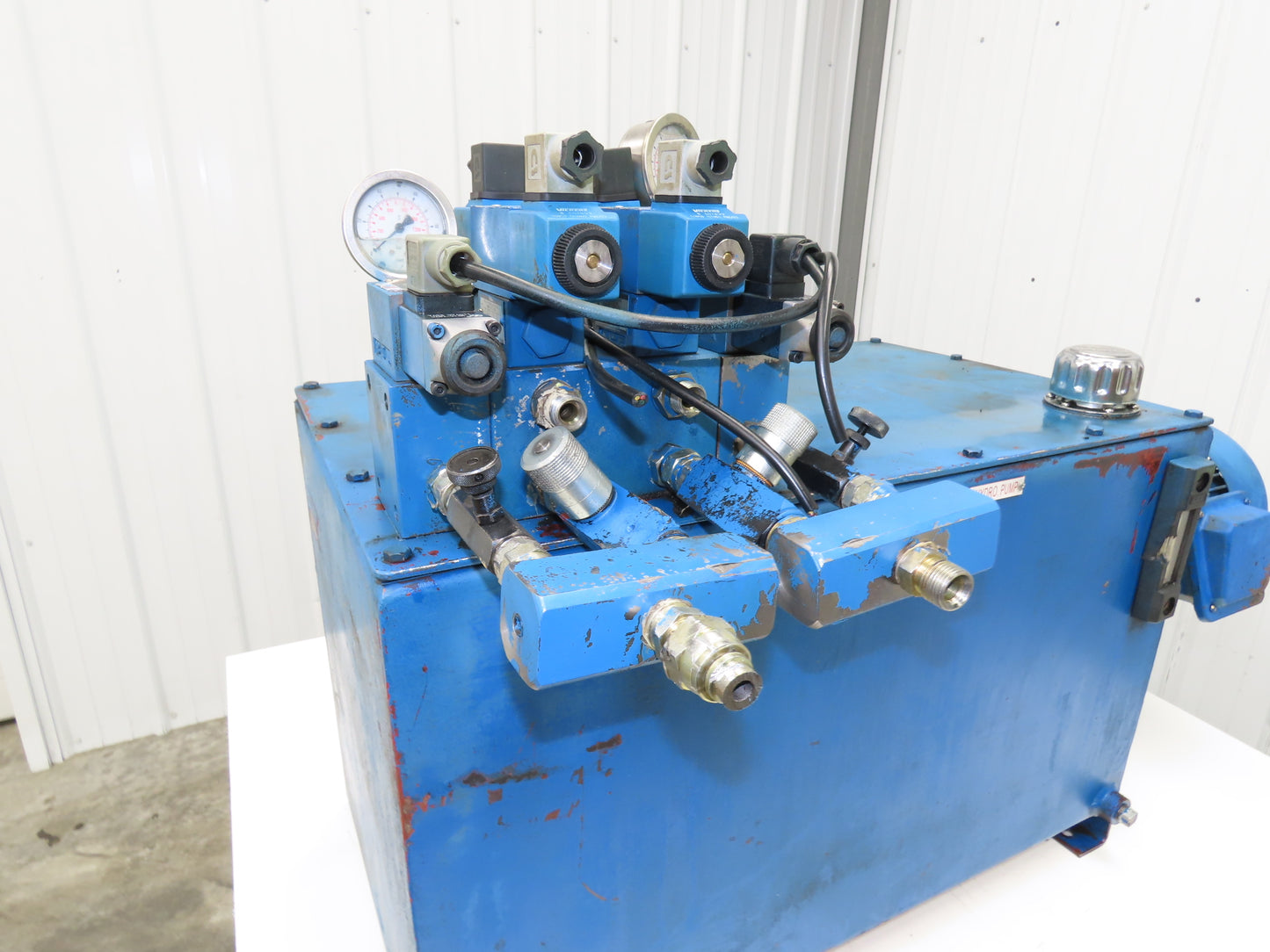 Hydromax HGP-33A Hydraulic Power Unit Dual Pump 25 Gal 30GPM 3500PSI 7.5Hp 480V