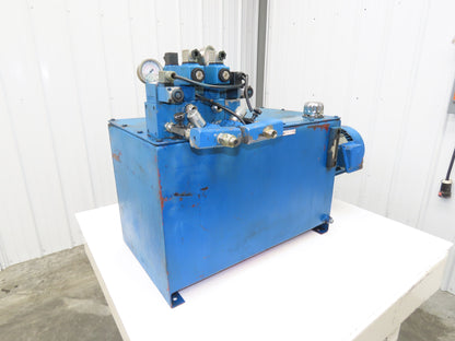 Hydromax HGP-33A Hydraulic Power Unit Dual Pump 25 Gal 30GPM 3500PSI 7.5Hp 480V