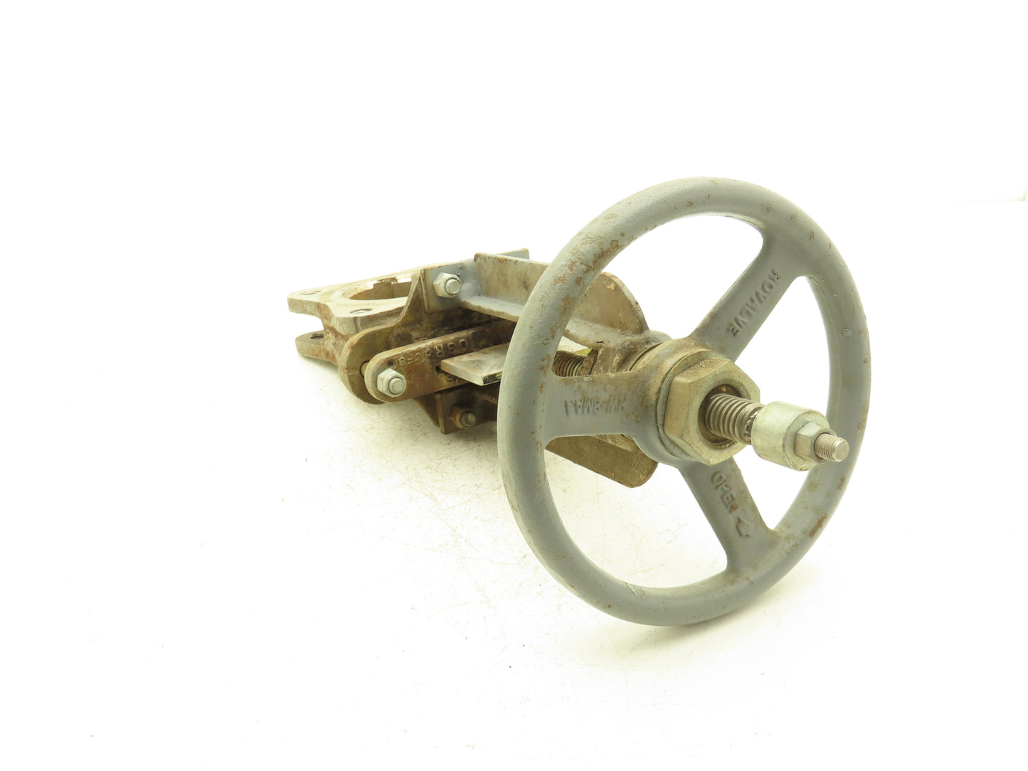 Rovalve S17-A  3" Stainless Knife Gate Valve Lug Style Rubber Seat Rising Stem