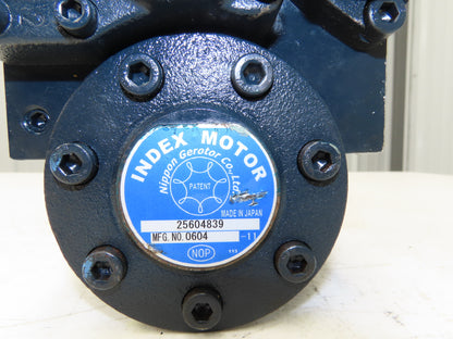 Nippon Gerotor Co 25604839 Hydraulic Index Motor 25mm Shaft 5/8" NPT