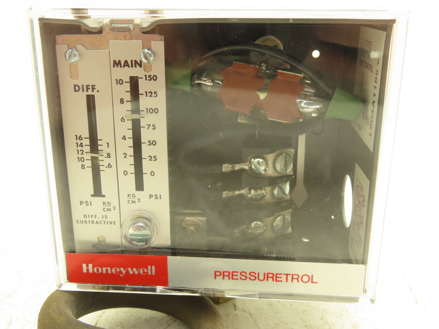 Honeywell L604V Pressuretrol 10-150PSI Pressure Controller SPDT Subtractive