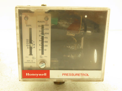 Honeywell L404B Pressuretrol 10-150PSI Differential Pressure Switch SPST 8-16PSI