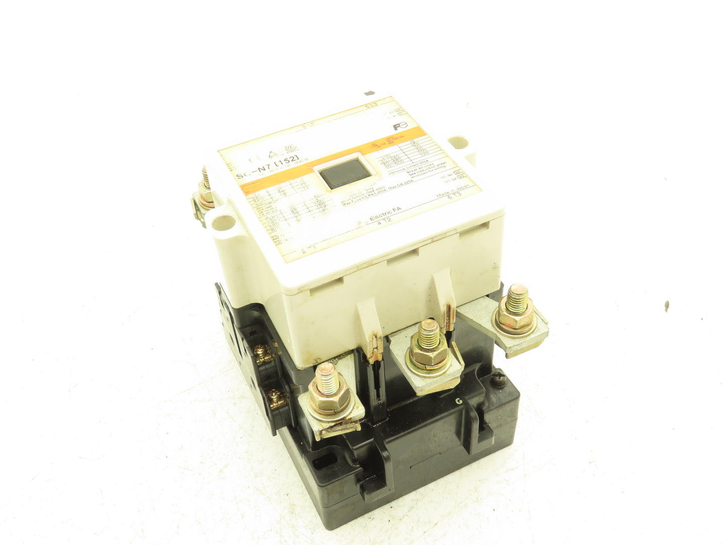 Fuji SC-N7 Magnetic Contactor 3-Pole 150A 120V Coil AC/DC