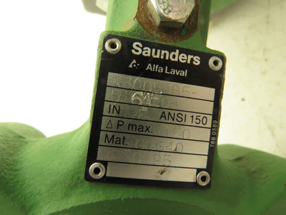 Saunders Alfa Laval 2" Lug Butterfly Valve w/Conbraco Pneumatic Actuator CTD 40