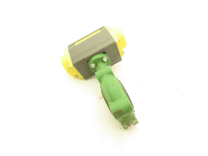 Saunders Alfa Laval 2" Lug Butterfly Valve w/Conbraco Pneumatic Actuator CTD 40