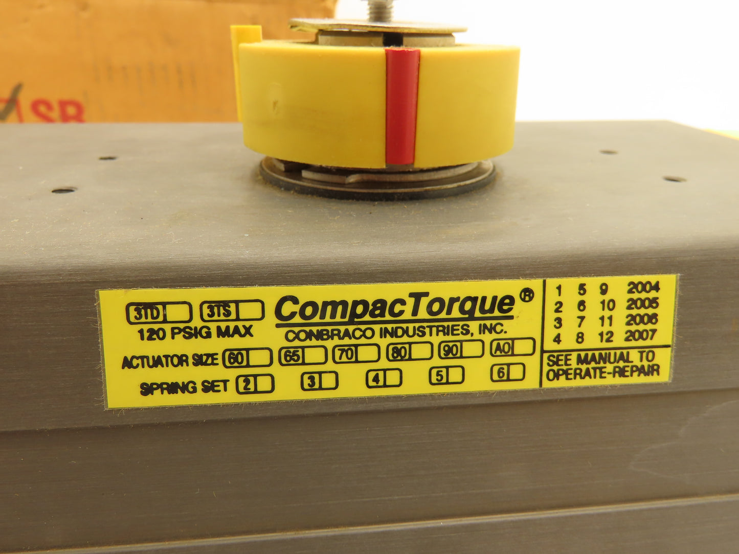Conbraco 3TS CompacTorque Pneumatic Valve Actuator Spring Return