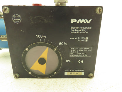 Jamesbury 3/4" 5150 31 3600 MT 316SS Ball Valve w/Pneumatic Actuator ST-50E