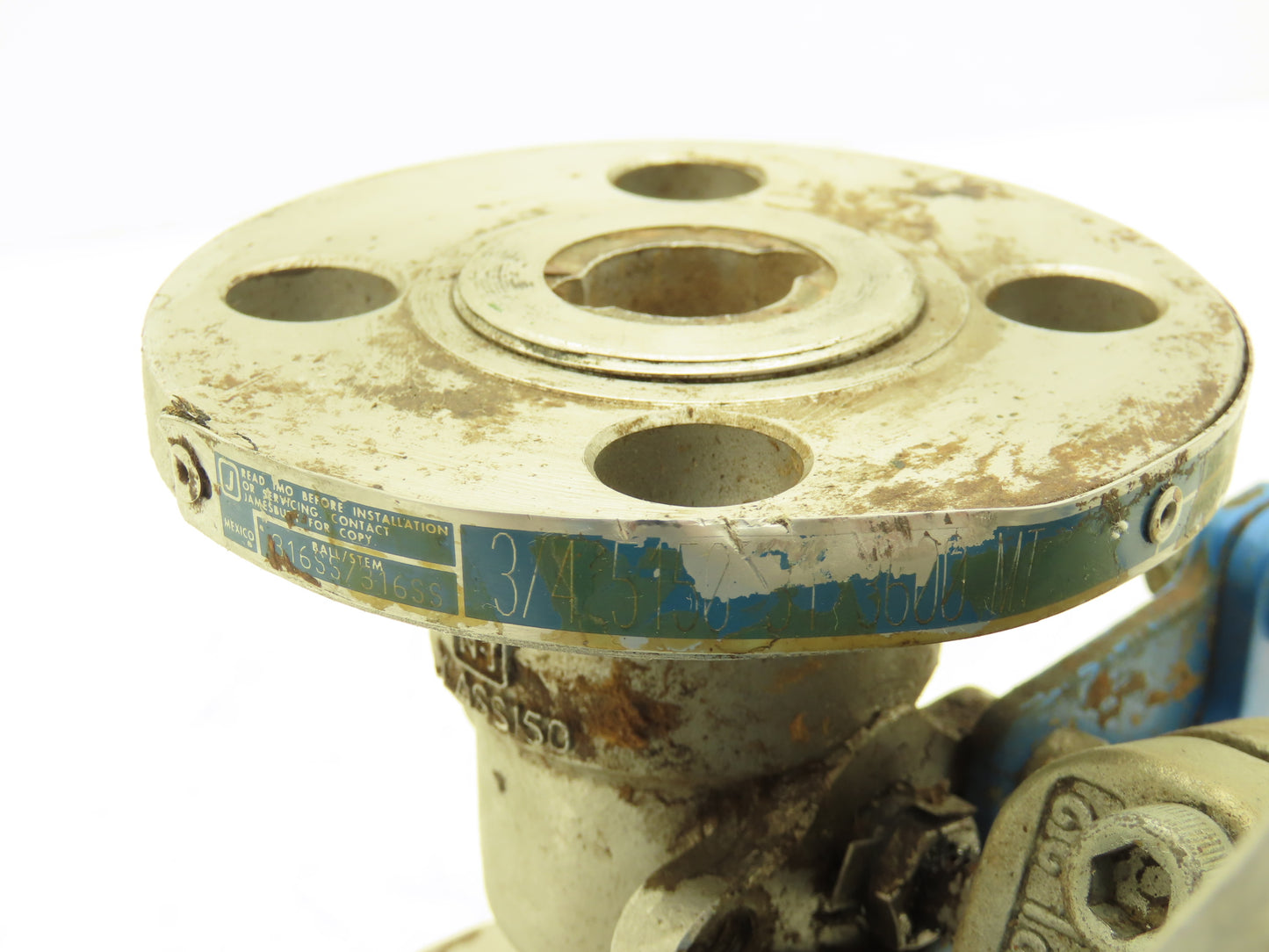 Jamesbury 3/4" 5150 31 3600 MT 316SS Ball Valve w/Pneumatic Actuator ST-50E