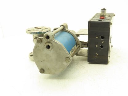 Jamesbury 3/4" 5150 31 3600 MT 316SS Ball Valve w/Pneumatic Actuator ST-50E