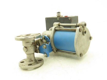 Jamesbury 3/4" 5150 31 3600 MT 316SS Ball Valve w/Pneumatic Actuator ST-50E