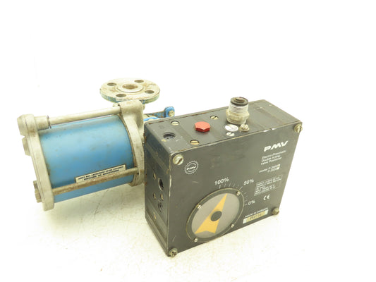 Jamesbury 3/4" 5150 31 3600 MT 316SS Ball Valve w/Pneumatic Actuator ST-50E