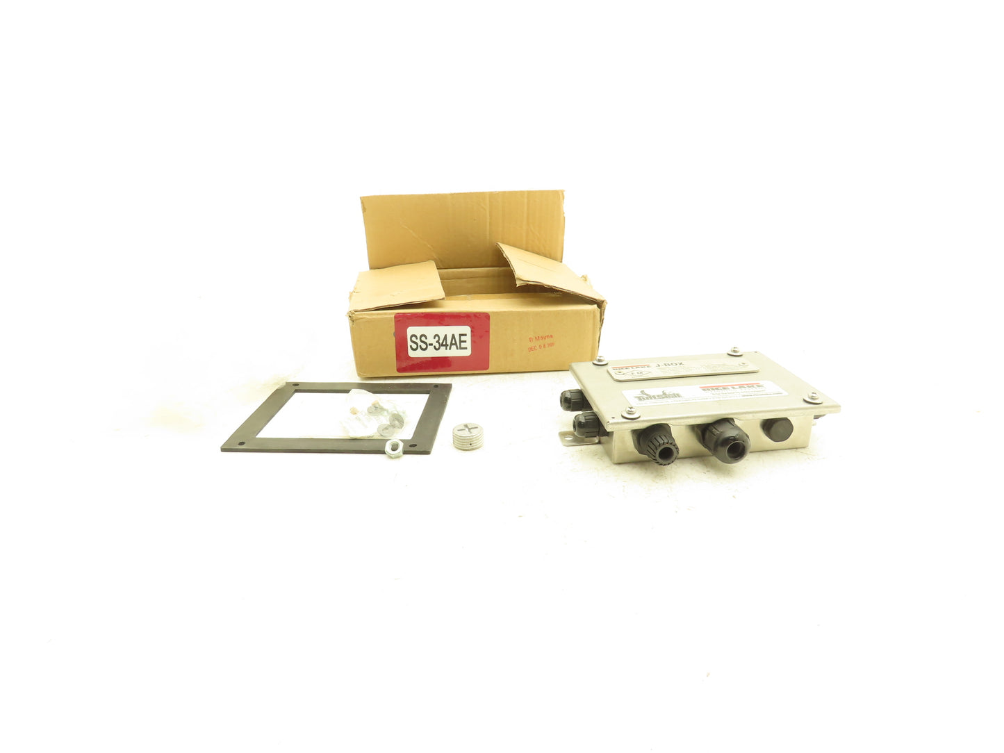 Rice Lake J-BOX TuffSeal Weight Scale Junction Box Stainless Cable Port
