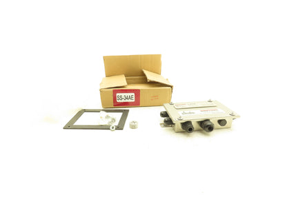 Rice Lake J-BOX TuffSeal Weight Scale Junction Box Stainless Cable Port