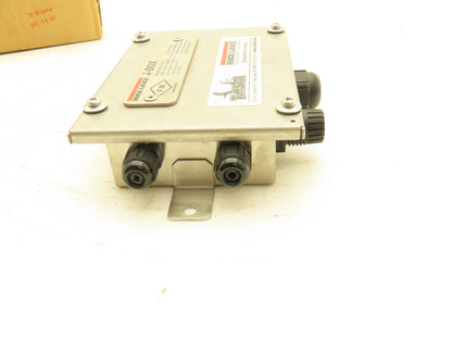Rice Lake J-BOX TuffSeal Weight Scale Junction Box Stainless Cable Port