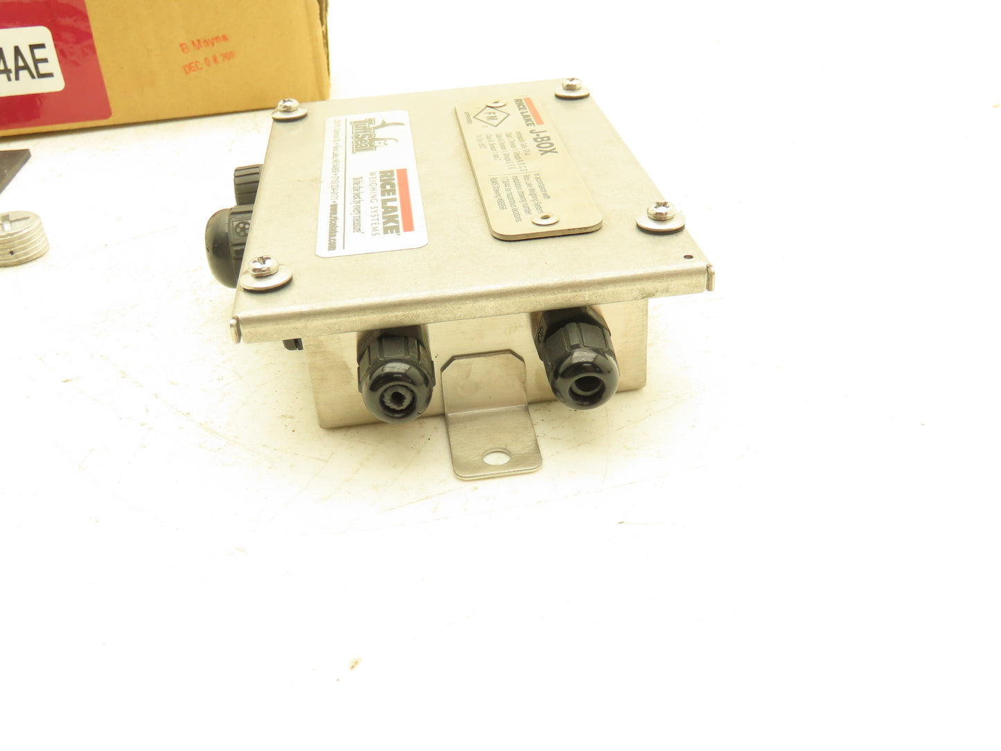 Rice Lake J-BOX TuffSeal Weight Scale Junction Box Stainless Cable Port