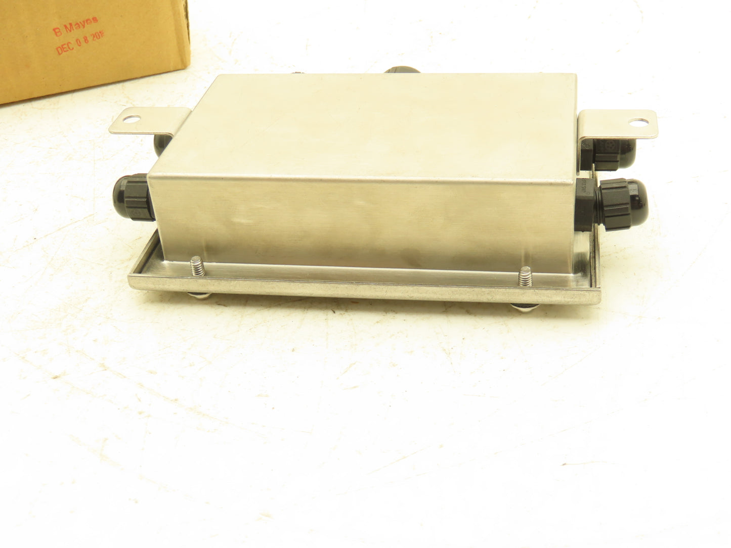 Rice Lake J-BOX TuffSeal Weight Scale Junction Box Stainless Cable Port